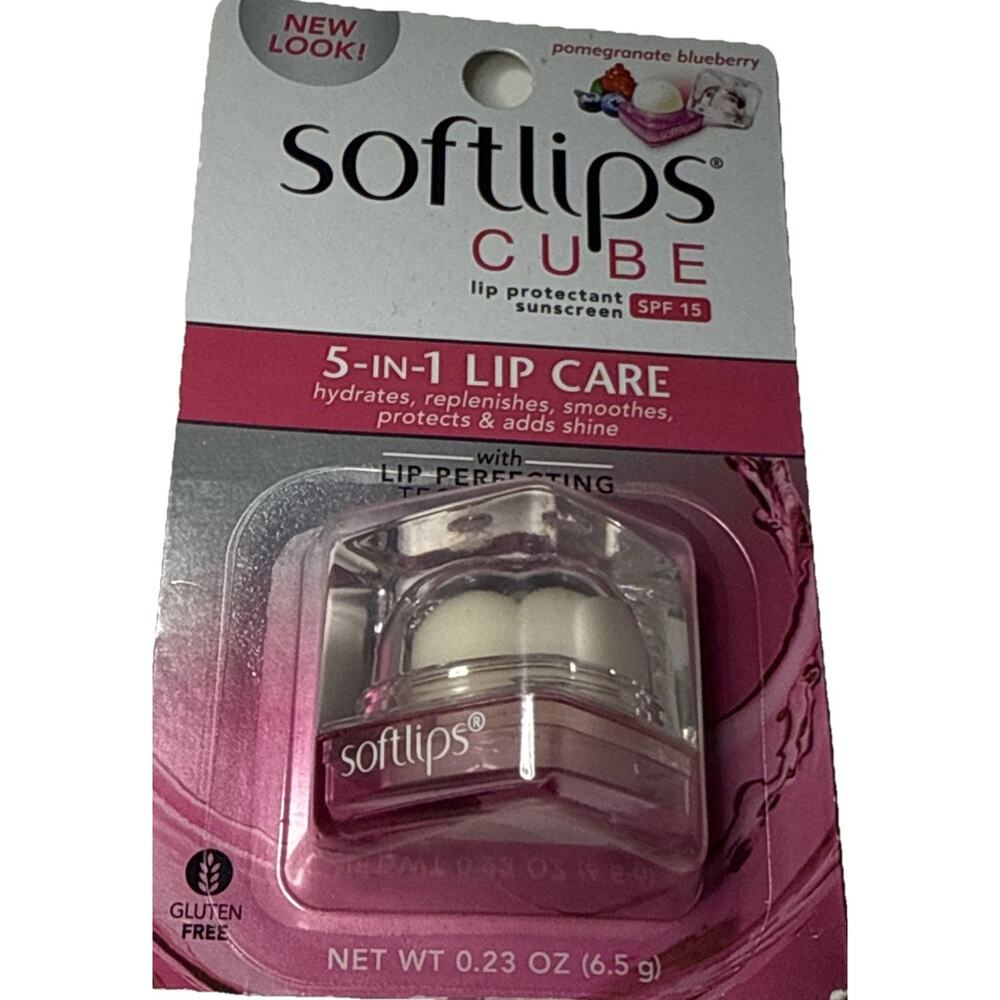 Softlips Cube Pomegranate Blueberry Lip Care See Photos Old Stock